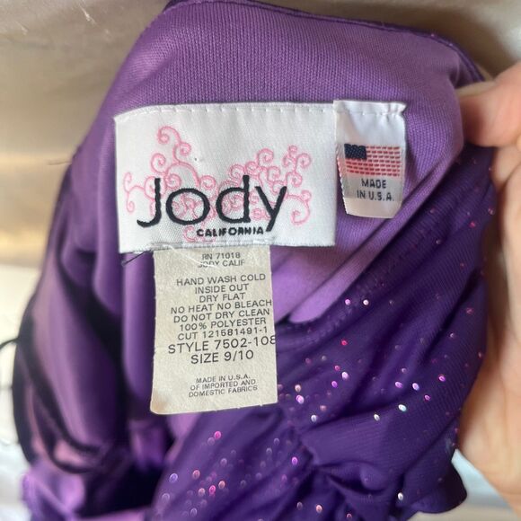 Jody California Purple Sparkle long maxi/prom dress - Picture 8 of 8